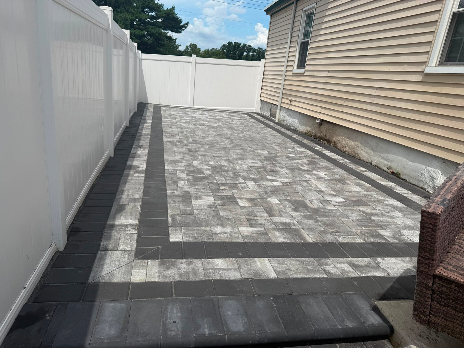 Hardscaping work
